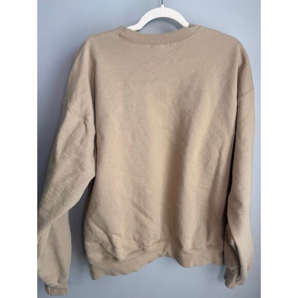 The Bar Varsity Crew Sweatshirt Chocolate Chip Brown Logo Size Large SOLD OUT - Picture 5 of 8